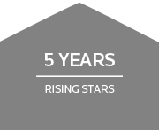 5 years rising stars